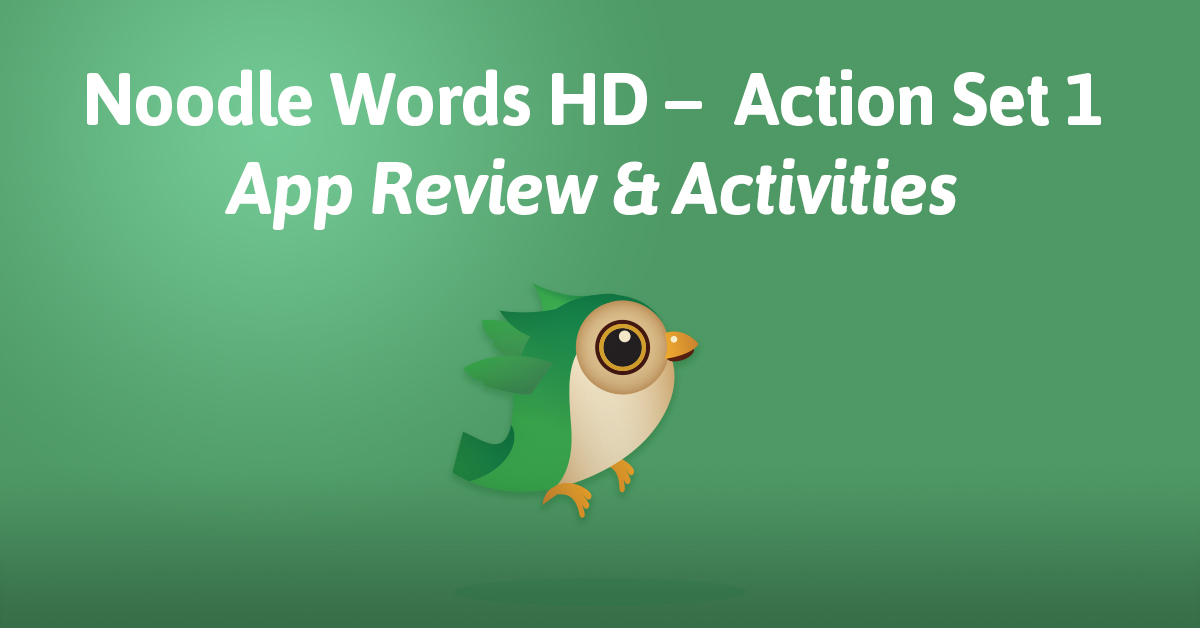 Noodle Words is one of our favorite apps ever! Watching the joy and giggles when new discoveries are made = Priceless!