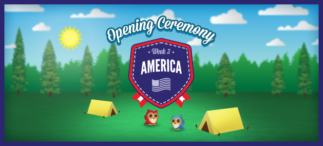 This week’s theme is America. Watch the introductory video and download the weekly planner.