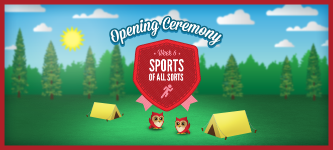 This week’s theme is Sports of All Sorts. Watch the introductory video and download the weekly planner.