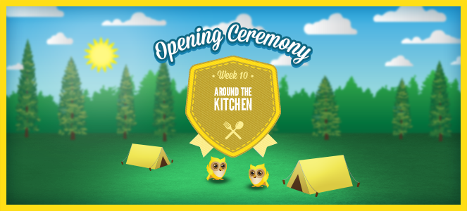This week’s theme is Around the Kitchen. Watch the introductory video and download the weekly planner.