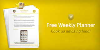 Download the weekly planner for Around the Kitchen.